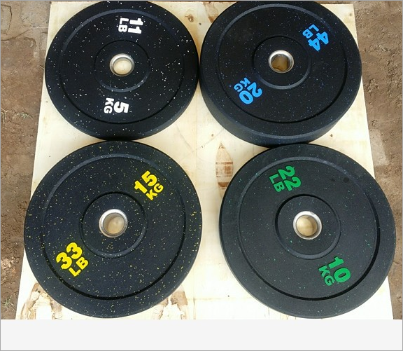 سایڈست باربل بمپر رنگین وزن پلیٹیں