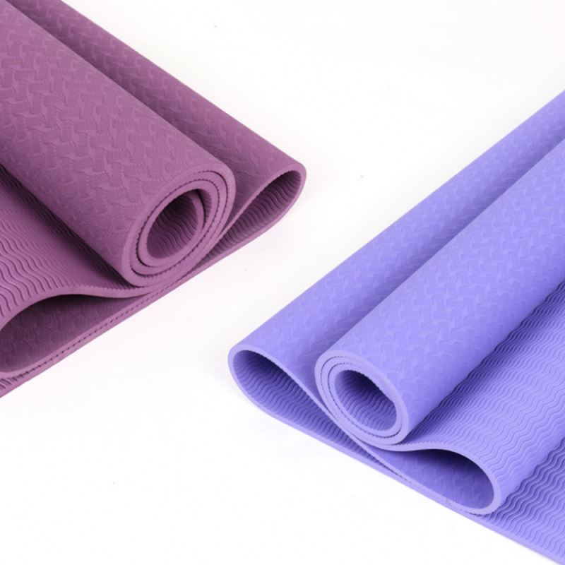 ትልቅ ትልቅ ብጁ አርማ Tpe Yoga Mat Layer የግል መለያ Tpe Yoga Mat