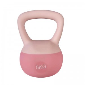 China Cast Iron Kettlebell Manufacturer - best selling pvc soft kettlebell 6kg home equipment weightlifting for lady use – Hongyu
