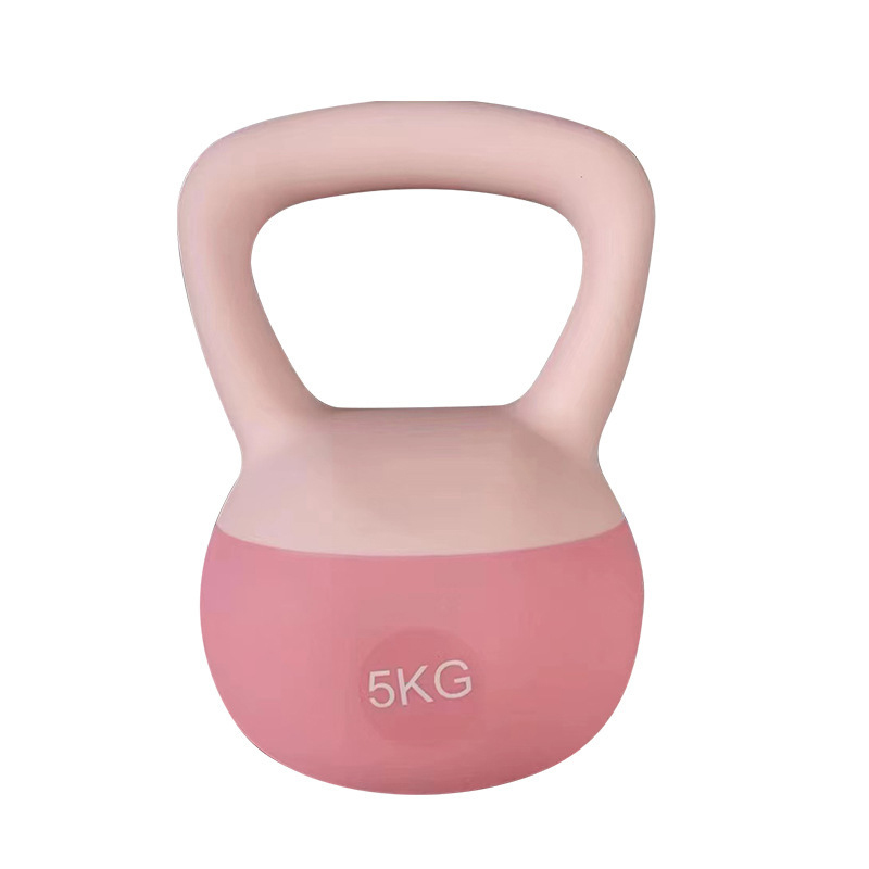 best selling pvc soft kettlebell 6kg home equipment weightlifting for lady use