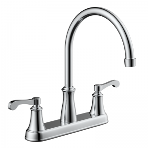 009 Twin handle 8″ kitchen faucet Chrome sink faucet