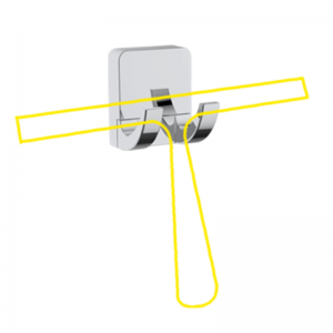 Squeegee shower holder Magnetic