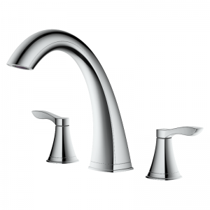 Arden Roman Tub Faucet Maniglie a due livelli Rubinetto da bagno diffuso da 8 ″ Installazione a 3 fori 11133031A