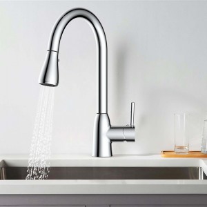 Hera Collection Kitchen Faucet na may 3F Pull Down Spray 12101181