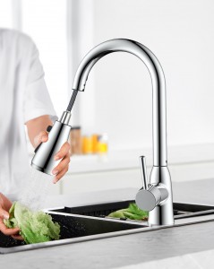 Hera Collection Kitchen Faucet e nang le 3F Pull Down Spray 12101181