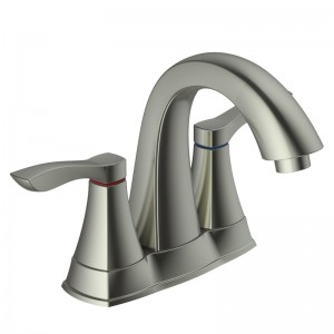Arden ស៊េរី Watersense បានបញ្ជាក់ faucet បន្ទប់ទឹកកណ្តាលចំណុចទាញពីរ