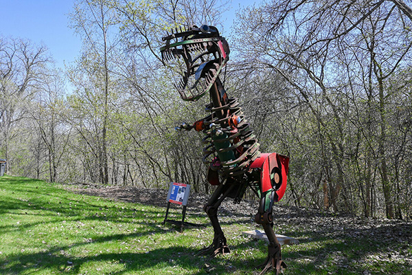 DINO-MITE: Scraposaurs Lead Latest Artistic Invasion by Sculpture Tour