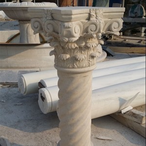 Dekorasi interior kolom marmer Corinthian Romawi for Sale