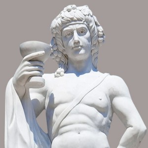 Պատվերով բնական մարմար Կյանքի չափ Քար Դիոնիսոսի արձան