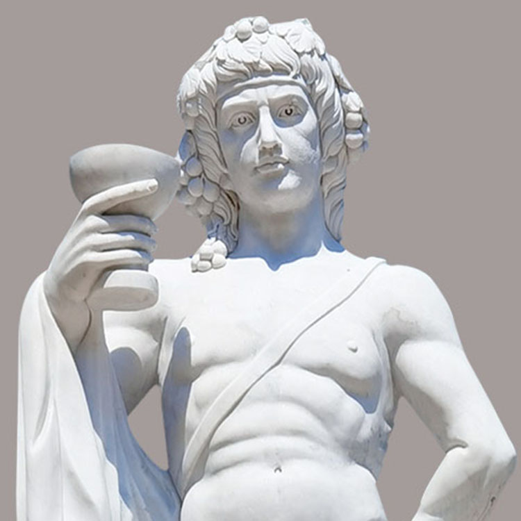 حسب ضرورت قدرتي ماربل لائف سائيز جو پٿر Dionysus مجسمو نمايان تصوير