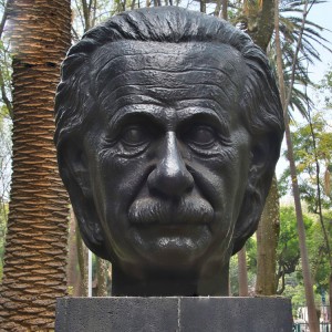Furnizor personalizat de design de statuie pentru bust Einstein din alamă turnată de înaltă calitate