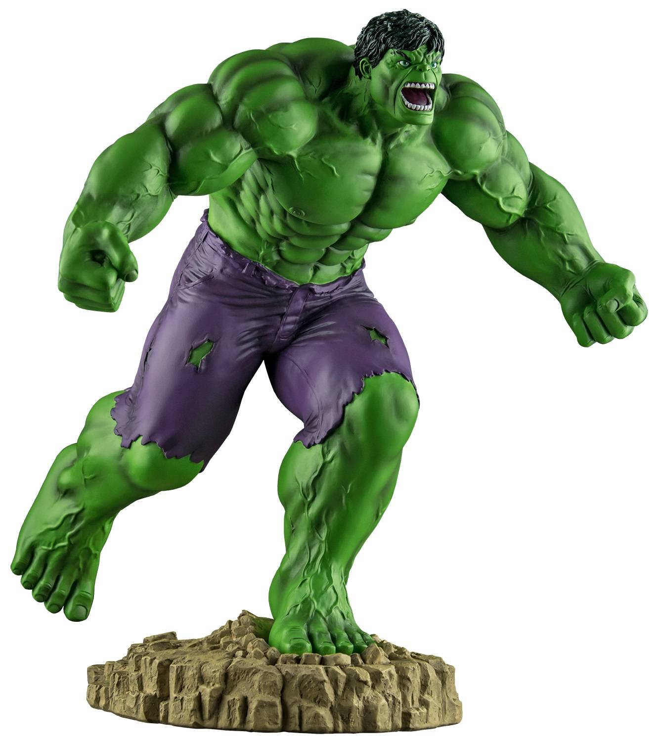 estàtua de mà de fibra de vidre de mida natural l'escultura de la figura d'acció de Hulk