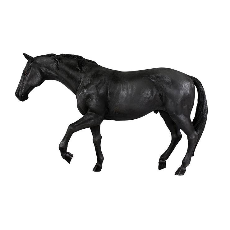 Udendørs Skulptur Brugerdefineret Resin Dyre Statue Life Size Glasfiber Heste Statue