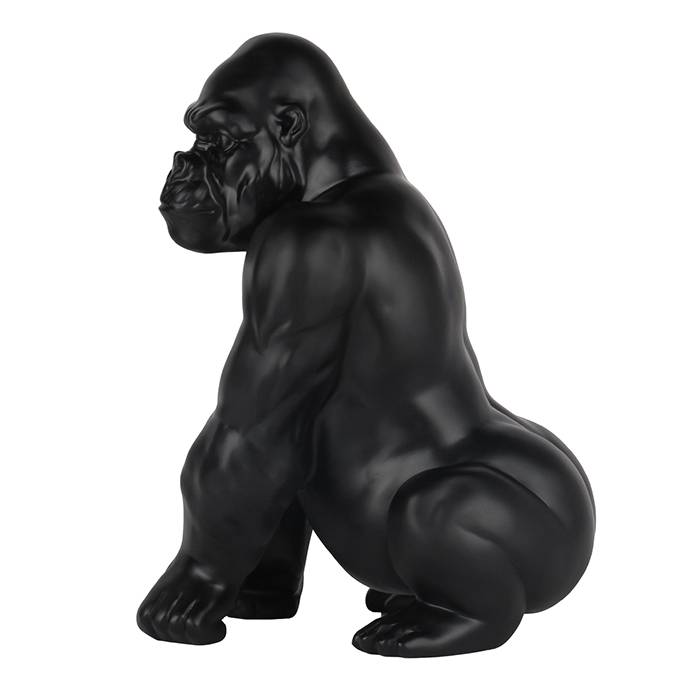 Resin Animal Fiberglass Pvc Sculpture Vegita Gorilla Statue អ្នកផ្គត់ផ្គង់
