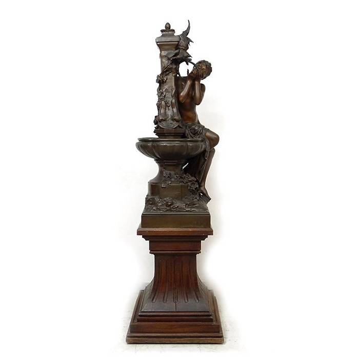 ຜູ້ຜະລິດ OEM/ODM ຮູບປັ້ນອາຍຸ Bronze - ການຕົບແຕ່ງສວນທາງຫນ້າເດີ່ນຍິງຮູບປັ້ນ Bronze ຮູບ Fountains - Atisan Works