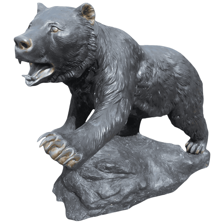 Горещо продавана бронзова статуя на Медуза - персонализиран размер, външна градина, модерна декорация, метална бронзова стояща градинска скулптура на черна мечка - Atisan Works