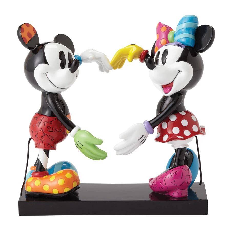 ການຕົກແຕ່ງສວນສາທາລະ resin sculpture ຊີວິດຂະຫນາດຮູບປັ້ນ Mickey Mouse ສຸດຂາຍ