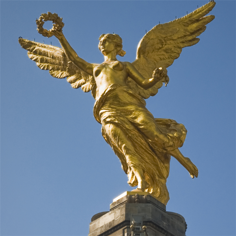 אחד מפסלי הברונזה החמים ביותר עבור פסלי ברונזה מפורסמים - מוזיקאי עתיק ברונזה סיני פסל מלאך מכונף פסל ריקוד נהדר - אטיסאן וורקס