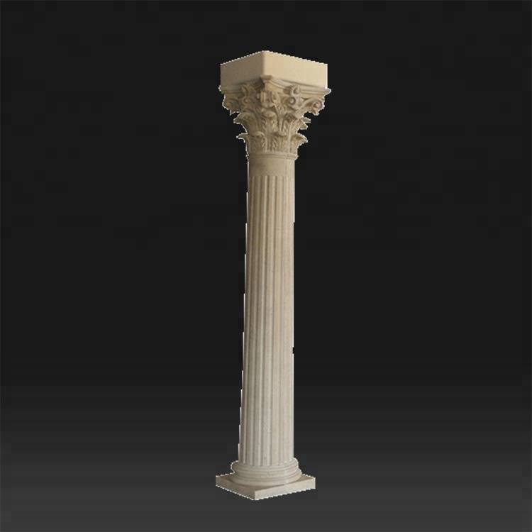 Dobrej jakości rzeźba architektoniczna - dekoracja zewnętrzna kolumna balkonowa ze sztucznego marmuru na sprzedaż - Atisan Works