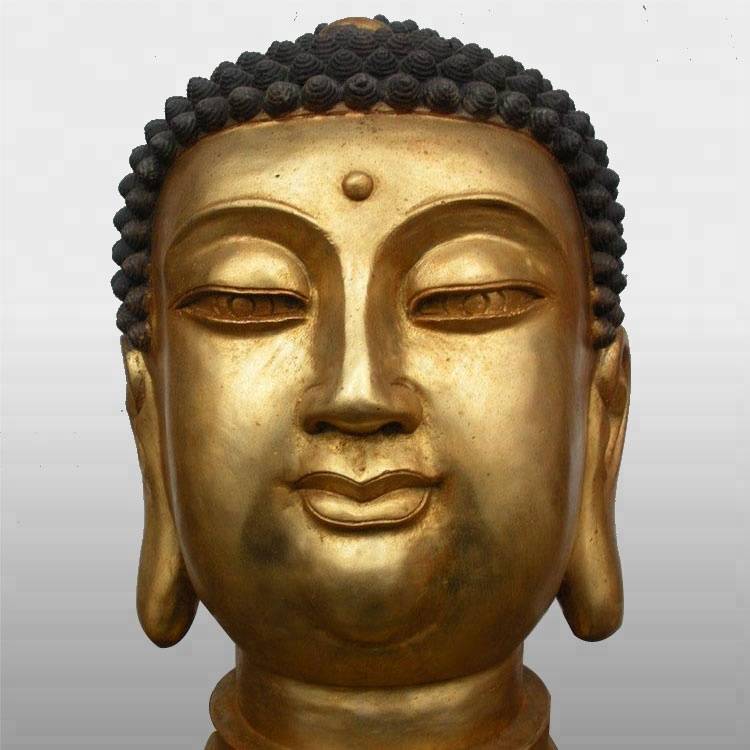 Dekorazzjoni ta 'ġewwa statwa ta' skultura ta 'buddha tal-bronż famuża antika