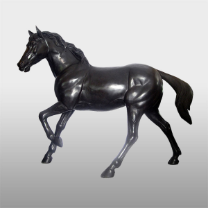 Stor størrelse bronze udendørs dekoration hesteskulptur