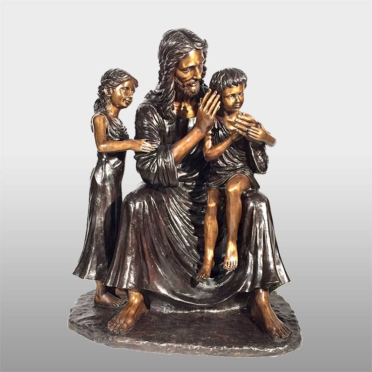 Estátua de jesus cristo familiar em tamanho real à venda