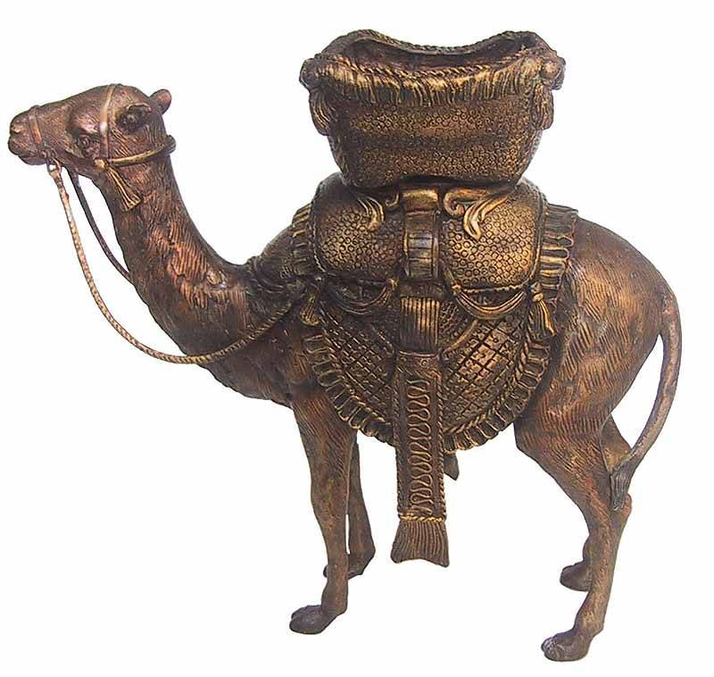 Cena fabryczna Posągi z brązu z żywicy - naturalnej wielkości mosiężny posąg wielbłąda lub kangura do dekoracji ogrodu - Atisan Works