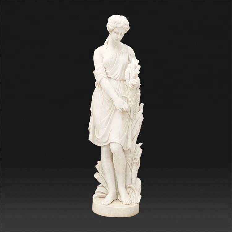 هول سيل سنگ مرمر پٿر جي نقش نگاري لائف سائيز پٿر عورت يوناني مجسمو