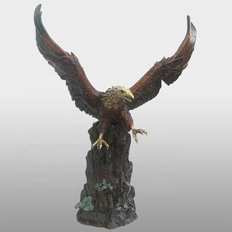 Gaart Dekoratioun Liewen Gréisst Déier grouss Statue Eagle