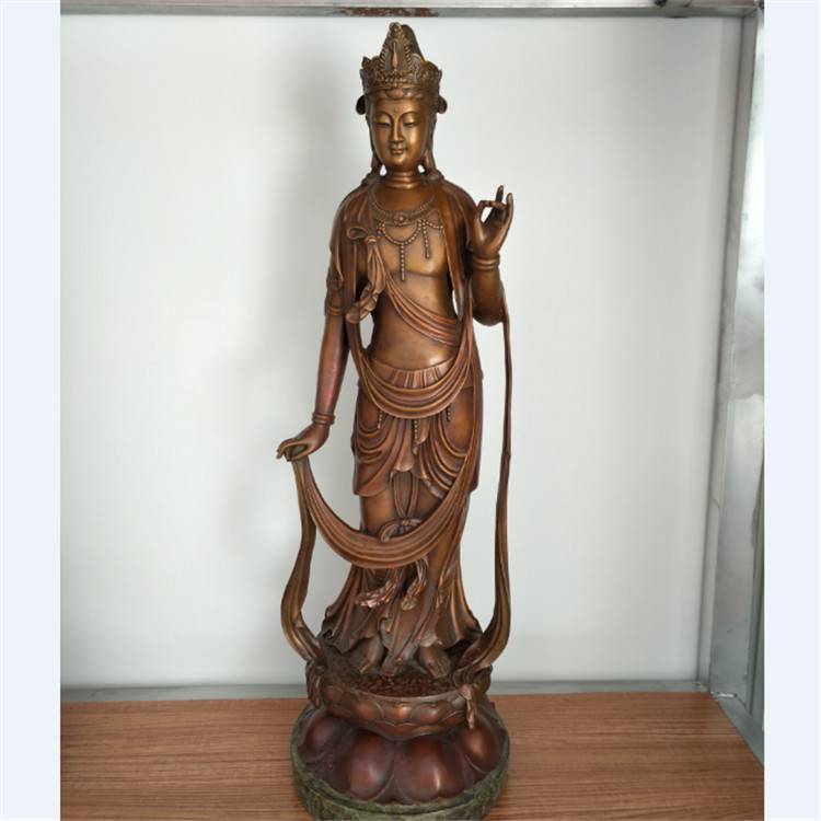 Dekorativ ishlab chiqarish antiqa bronza kuluvchi Budda haykallari