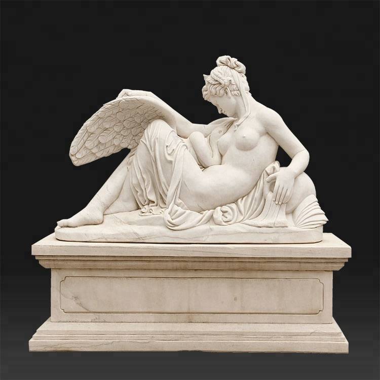 Patung Malaikat Agama anu kualitasna alus - Ukuran kahirupan taman malaikat nangis patung marmer ageung - Karya Atisan