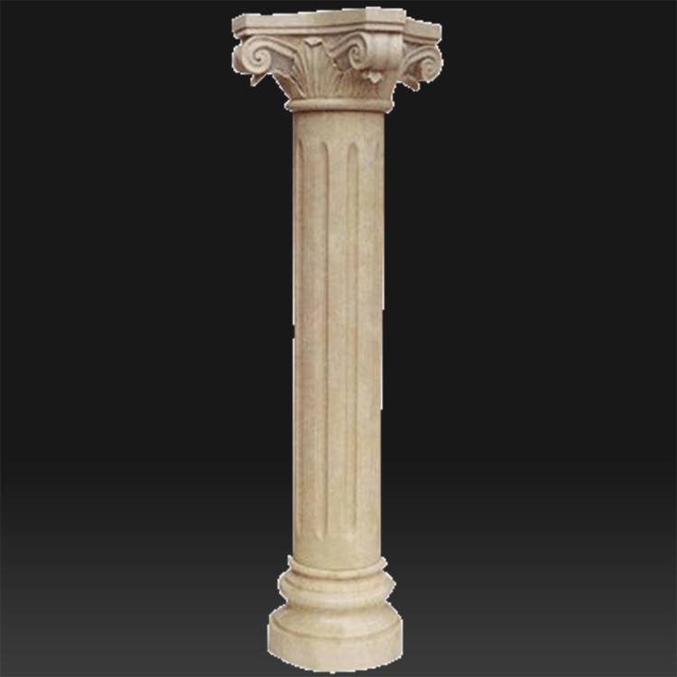 अच्छी गुणवत्ता वाली वास्तुकला मूर्तिकला - सामने के दरवाजे पर नक्काशीदार ग्रीक रोमन बलुआ पत्थर के गेट स्तंभ - एटिसन वर्क्स