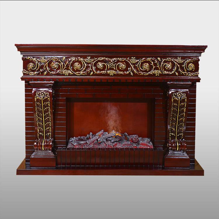 Camino di buona qualità – Caminetto elettrico con fiamma principale in resina decorativa per interni – Atisan Works
