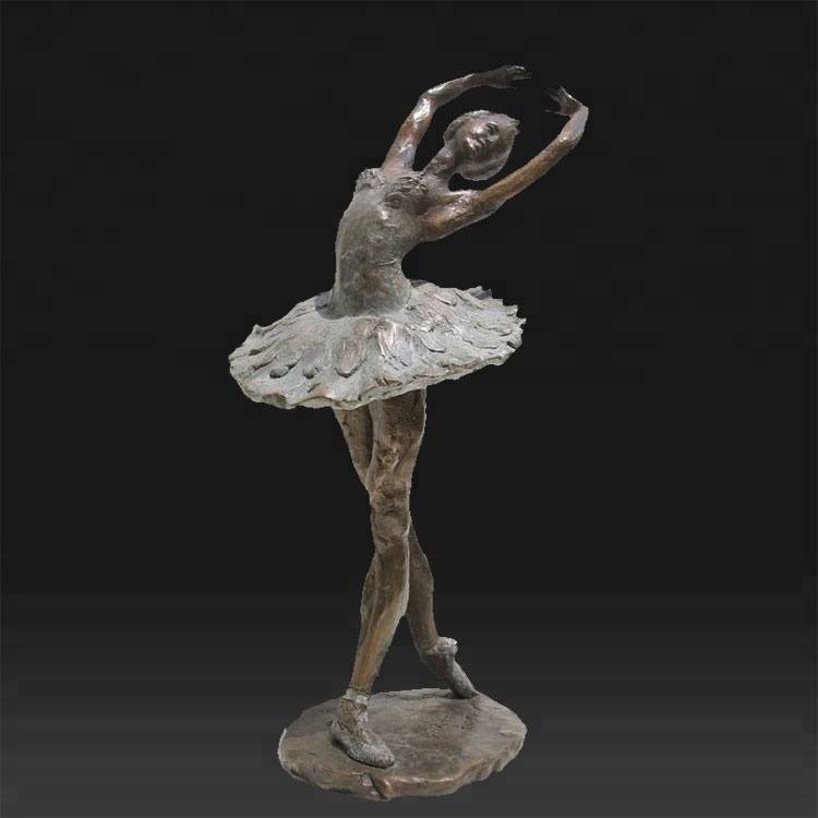 բարձրորակ պարտեզի ձևավորման քանդակ բալետի գեղեցկուհի պարուհու արձան