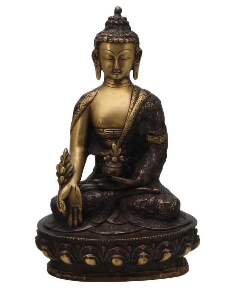 Nepal na hannu na zinariya tagulla Buddha figurines Buddha mutum-mutumi