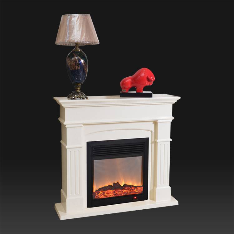 Thekiso e Chesang ea European Indoor Home Decort Type Resin Victorian Electricity Fireplace