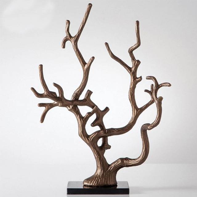 Ulkopuutarha Moderni koristeellinen metalli tee Tree veistos koristeeksi