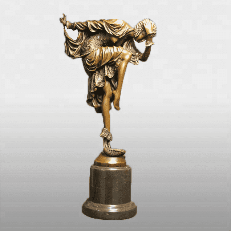 engros bronseskulptur mann for fabrikk