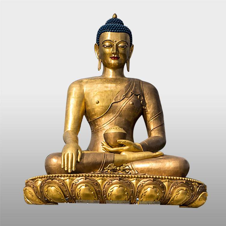 jättiläinen elämänkokoinen ulkopuutarha pronssihahmo veistos suuri buddha-patsas myytävänä