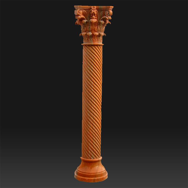 Patung Arsitéktur Kualitas Alus - pilar kawinan Romawi kolom batu pikeun dijual - Karya Atisan