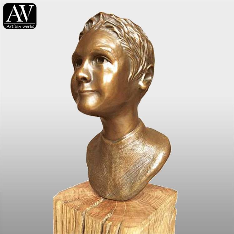 आउटडोर गार्डन सजावट महिला बस्ट सिर मूर्ति मूर्तिकला