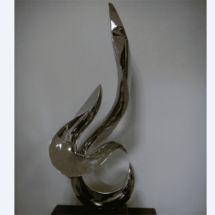 Stainless vy lehibe metaly abstract zavakanto fiaramanidina zaridaina Sculpture