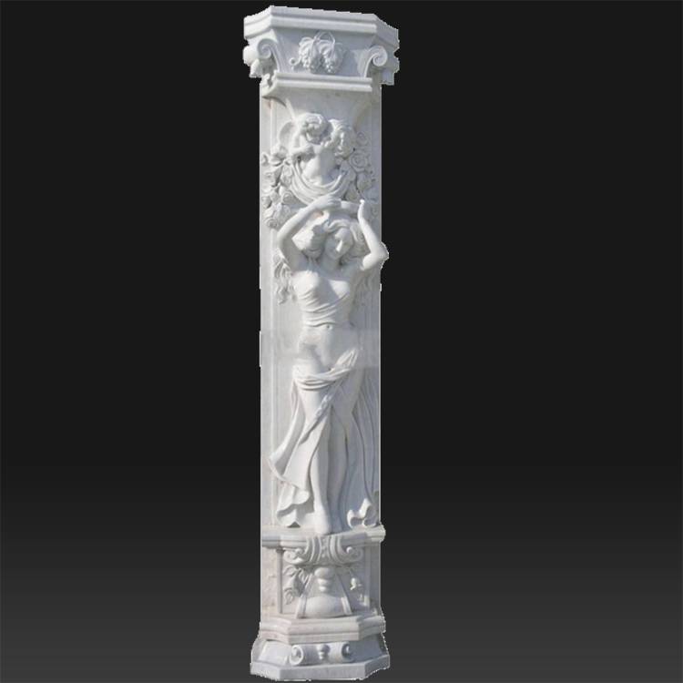 Arkitektonisk skulptur af god kvalitet – Dekorativ marmor grc søjle/søjle interiør dekorative søjler – Atisan Works