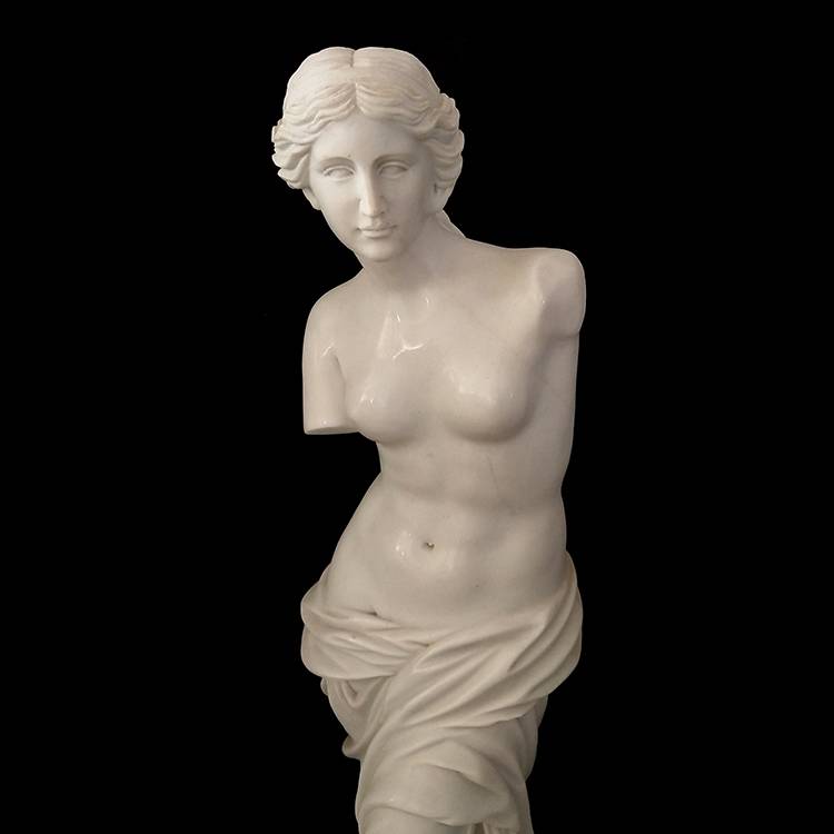 शास्त्रीय ग्रीसियन रोमन महिला टूटी भुजा शुक्र मूर्तिकला