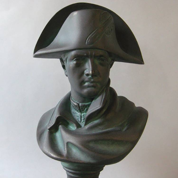 Ukrasna brončana bista Napoleonova statua