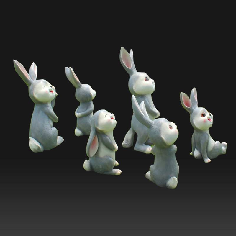 فائبر گلاس گوريلا جي مجسمي لاءِ نئين فيشن ڊيزائن - ٿلهي رال خرگوش رال جانورن جي مجسمن جي دستڪاري جا مجسما - Atisan Works