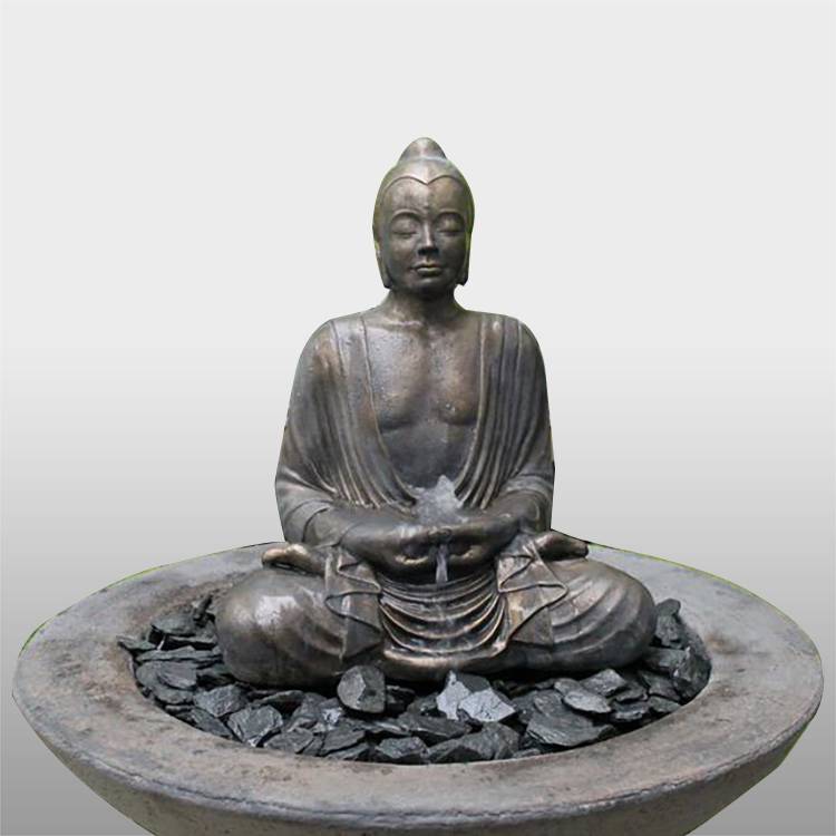 Wholesale Buddha fuskar mutummutumai maɓuɓɓugan ruwa