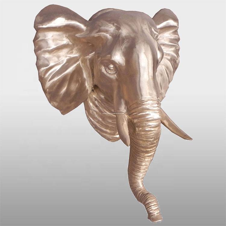 Malaking buhay na laki ng hardin bronze elephant statues para sa pagbebenta