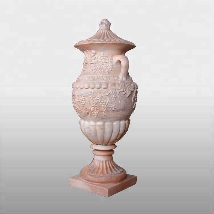 Architectonisch beeldhouwwerk van goede kwaliteit – Kunstmatige decoratie tuin marmeren bloempot te koop – Atisan Works