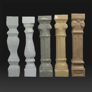 Dekoracija pritaikyta patalpų marmurinės kolonos skulptūra